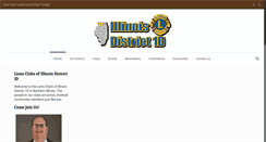 Desktop Screenshot of district1dlions.org