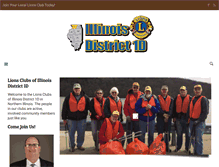 Tablet Screenshot of district1dlions.org